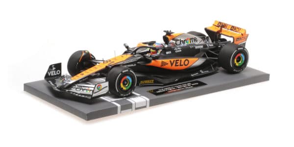 McLaren F1 Team MCL60 Oscar Piastri British GP 2023 - 1:18 Scale - Limited Edition Resin Model by Minichamps