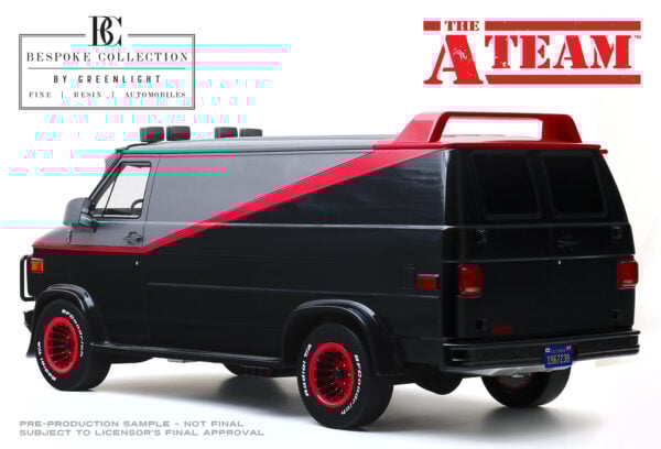 Greenlight Collectibles 1:12 12101 GMC Vandura The A Team Resin Model Van