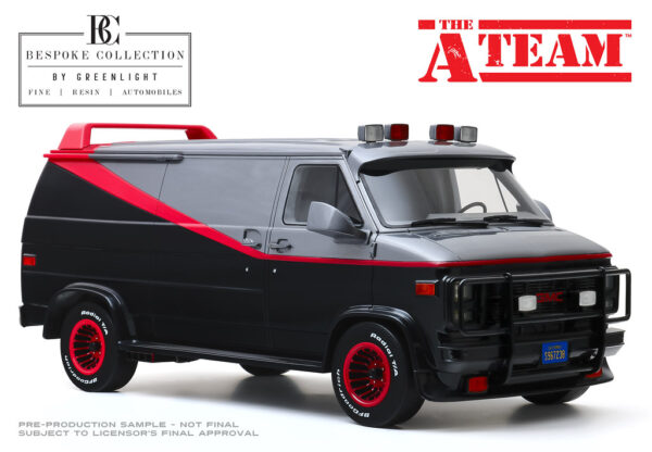 Greenlight Collectibles 1:12 12101 GMC Vandura The A Team Resin Model Van