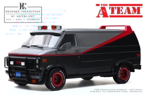 Greenlight Collectibles 1:12 12101 GMC Vandura The A Team Resin Model Van