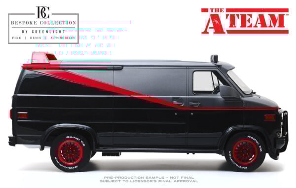 Greenlight Collectibles 1:12 12101 GMC Vandura The A Team Resin Model Van