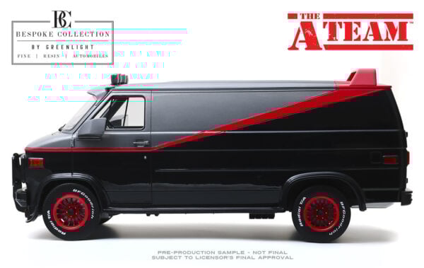 Greenlight Collectibles 1:12 12101 GMC Vandura The A Team Resin Model Van