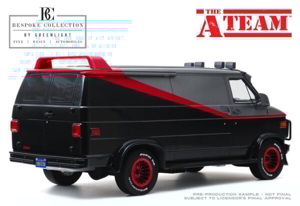 Greenlight Collectibles 1:12 12101 GMC Vandura The A Team Resin Model Van