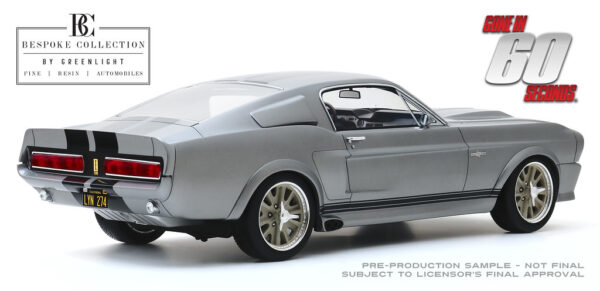 Greenlight Collectibles 12102 Ford Mustang 1967 Gone in 60 seconds resin model 1:12 scale