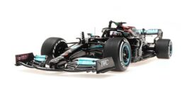 minichamps - 1:18 mercedes-amg w12 e performance - winner brazil gp 2021 - lewis hamilton