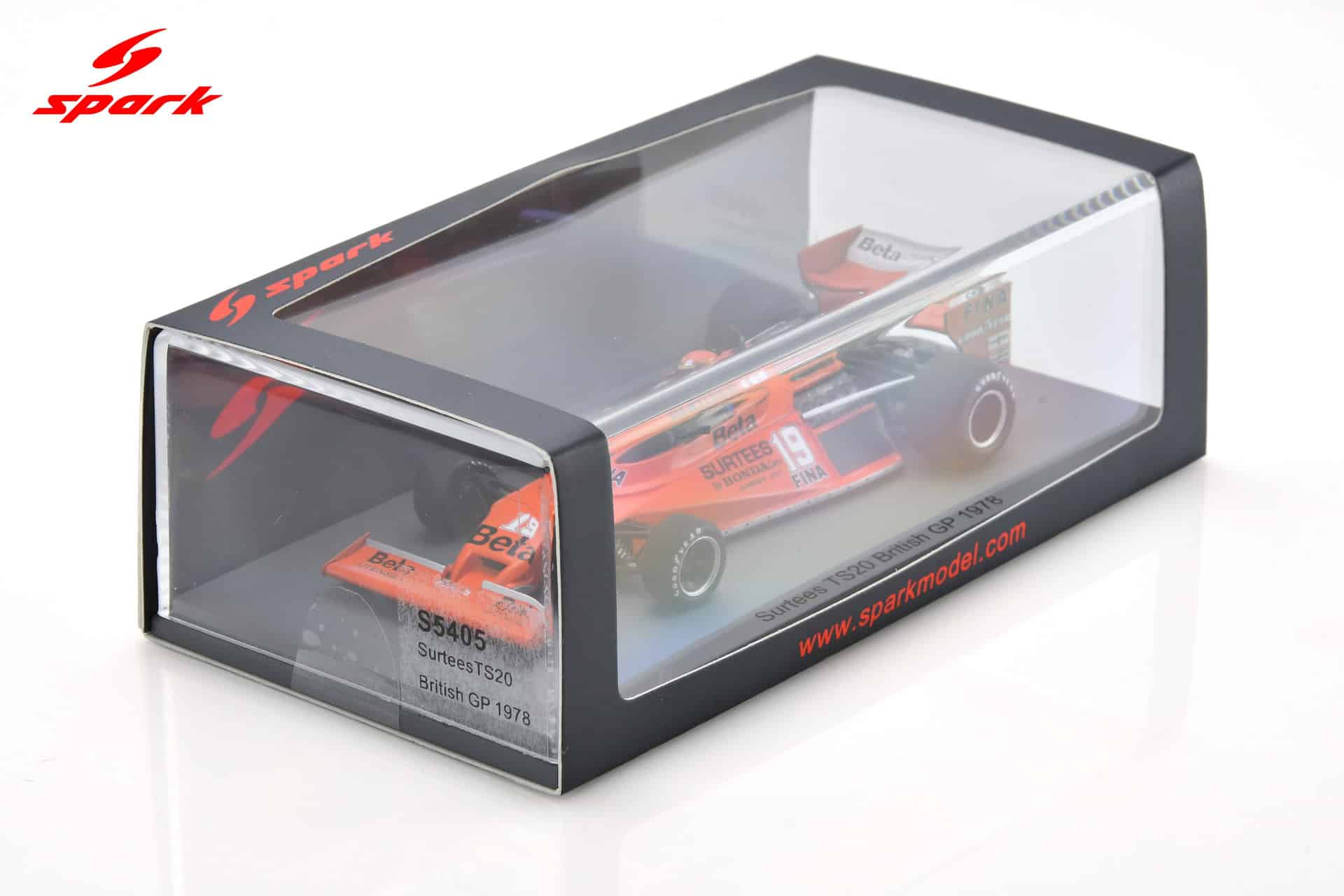Spark - 1:43 Surtees TS20 No.19 British GP 1978 Vittorio Brambilla - Resin Model 5 Spark - 1:43 Surtees TS20 No.19 British GP 1978 Vittorio Brambilla - Resin Model - Image 5