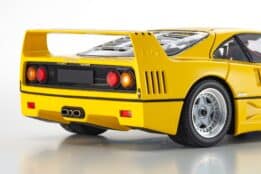 Kyosho - 1:18 Ferrari F40 Yellow 1987 - Diecast Model