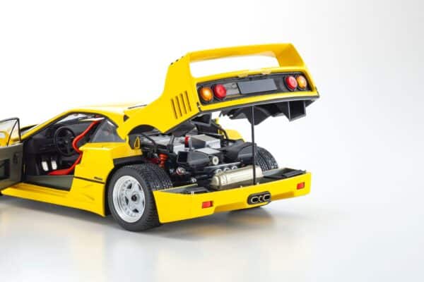 Kyosho - 1:18 Ferrari F40 Yellow 1987 - Diecast Model