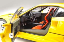 Kyosho - 1:18 Ferrari F40 Yellow 1987 - Diecast Model