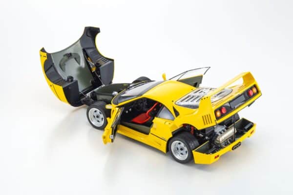 Kyosho - 1:18 Ferrari F40 Yellow 1987 - Diecast Model