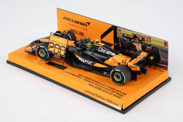 Minichamps 1:43 McLaren MCL39 No.4 Lando Norris Winner Hungarian GP 2025 (537255604) Resin Model 6 Minichamps 1:43 McLaren MCL39 No.4 Lando Norris Winner Hungarian GP 2025 (537255604) Resin Model