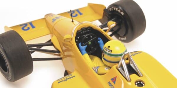 Minichamps - 1:18 Lotus Honda 99T Ayrton Senna Winner 1987 Monaco GP 'Dirty Version' (540873892)
