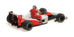 Minichamps - 1:18 Mclaren Honda MP4/6 Ayrton Senna W/Jean Alesi Riding Mexico GP 1991 - Limited Edition Diecast Model