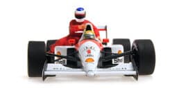 Minichamps - 1:18 Mclaren Honda MP4/6 Ayrton Senna W/Jean Alesi Riding Mexico GP 1991 - Limited Edition Diecast Model