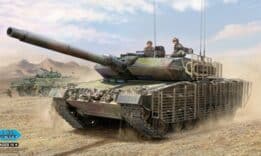 hobbyboss 1:35 leopard 2a6m ca n tank model kit (82458)