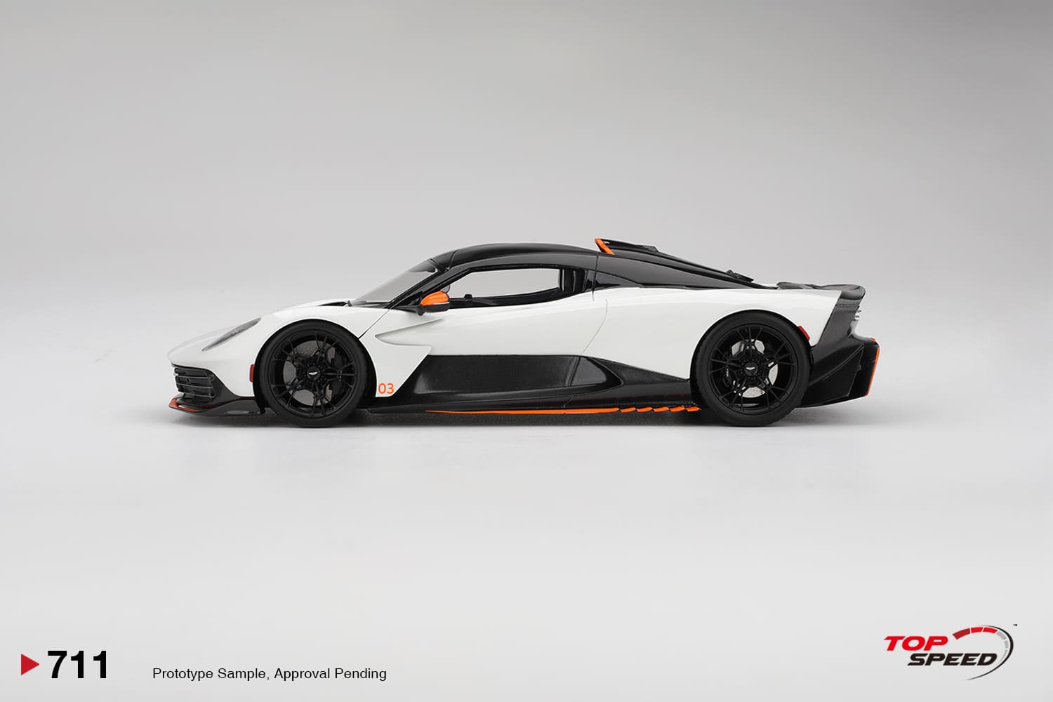 Top Speed 1:18 Aston Martin Valhalla Lunar White (TS0711) Resin Model 3 Top Speed 1:18 Aston Martin Valhalla Lunar White (TS0711) Resin Model - Image 3