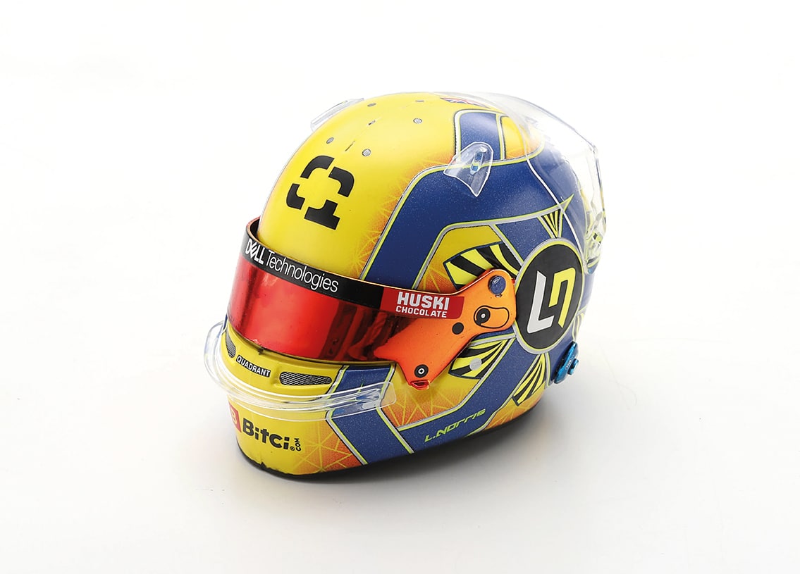 Spark - 1:5 Lando Norris McLaren F1 Helmet 2021 Season - Resin Model 1 Spark - 1:5 Lando Norris McLaren F1 Helmet 2021 Season - Resin Model