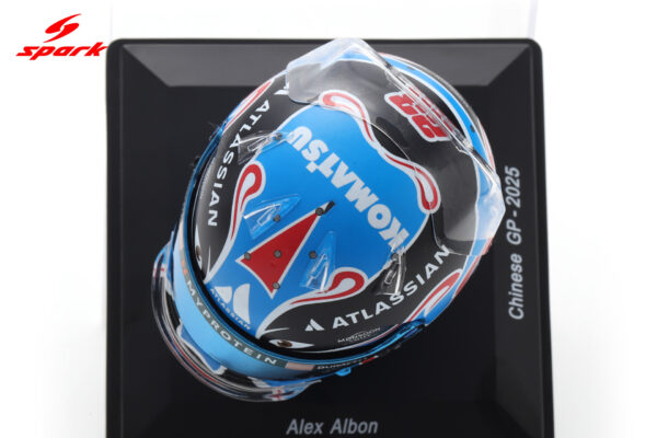 Spark 1:5 Alexander Albon China GP 2025 (5HF201) Helmet Replica 13 Spark 1:5 Alexander Albon China GP 2025 (5HF201) Helmet Replica