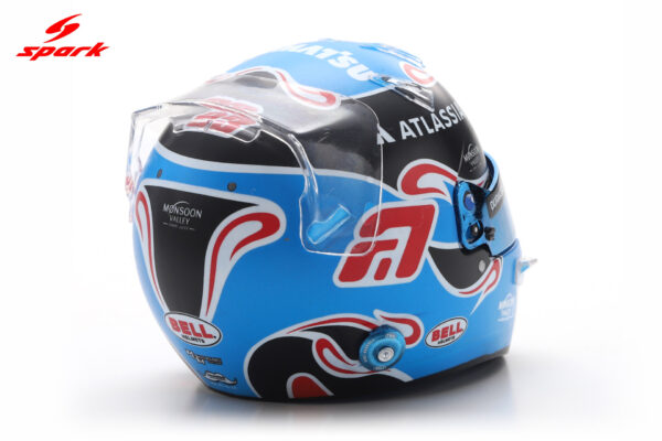 Diecast Model Shop - Model Universe 54 Alternative view of Spark 1:5 Alexander Albon China GP 2025 (5HF201) Helmet Replica