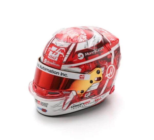 Spark 1:5 Esteban Ocon MoneyGram Haas F1 Team Japanese GP 2025 Helmet Replica (5HF203) Resin Model