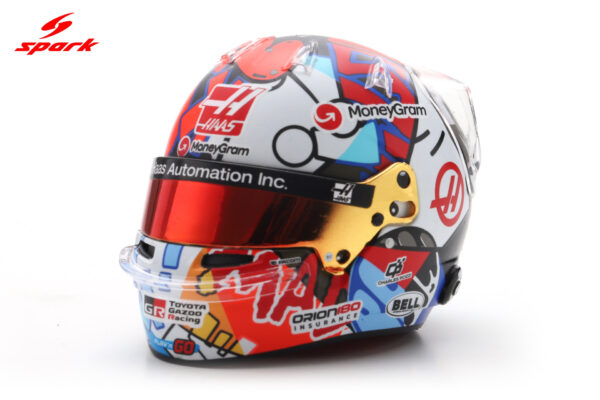 Spark 1:5 Esteban Ocon Miami GP 2025 (5HF210) Helmet Replica