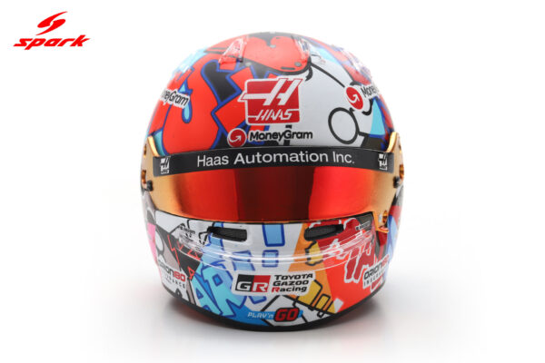 Spark 1:5 Esteban Ocon Miami GP 2025 (5HF210) Helmet Replica 14 Spark 1:5 Esteban Ocon Miami GP 2025 (5HF210) Helmet Replica