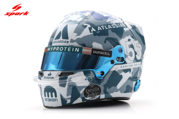 Spark 1:5 Carlos Sainz Williams F1 Team British GP 2025 (5HF218) Helmet Replica