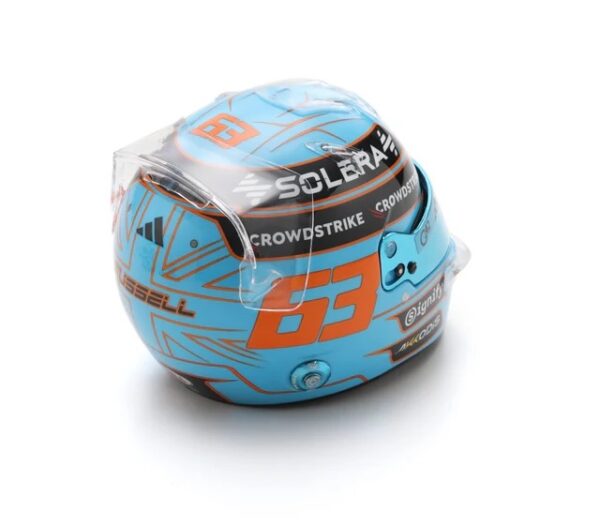 Spark 1:5 George Russell Mercedes-AMG Petronas F1 Team British GP 2025 Helmet Replica (5HF220) Resin Model 3 Spark 1:5 George Russell Mercedes-AMG Petronas F1 Team British GP 2025 Helmet Replica (5HF220) Resin Model