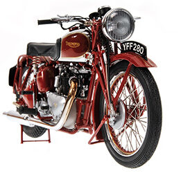 Minichamps 122133700 Triumph Speed Twin 1939 Red Motorcycle 1:12 scale diecast model