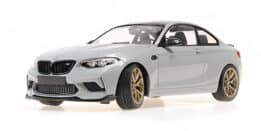 minichamps - 1:18 bmw m2 cs - 2020 - silver metallic w/gold wheels