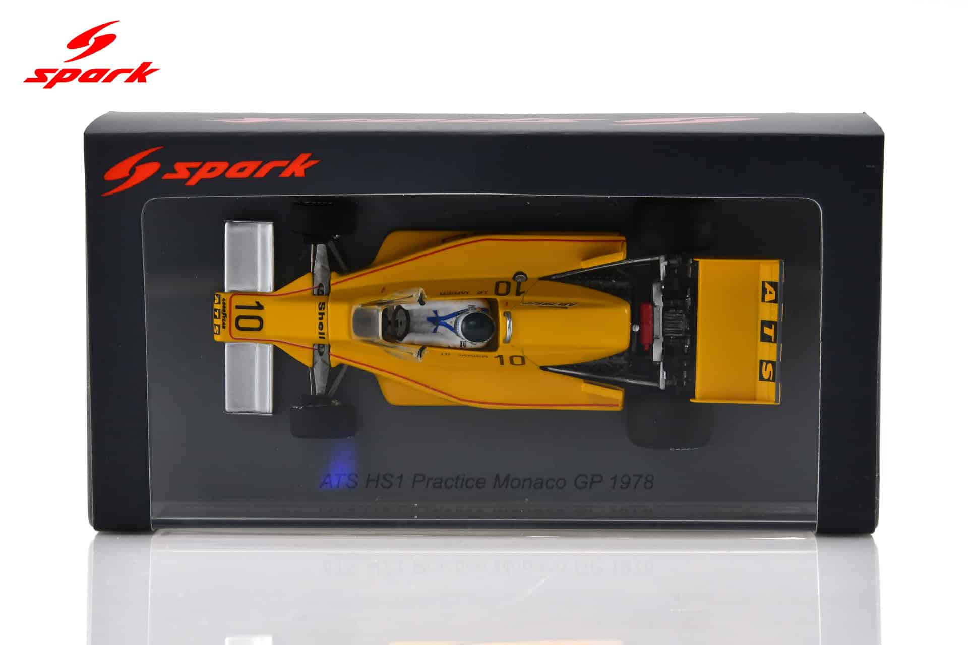 Spark - 1:43 ATS HS1 No.10 Practice Monaco GP 1978 Jean-Pierre Jarier - Resin Model 3 Spark 1:43 ATS HS1 No.10 Practice Monaco GP 1978 Jean-Pierre Jarier (S3942) Resin Model