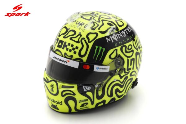 Spark 1:5 Lando Norris McLaren F1 Helmet 2025 Season (5HF188) Resin Model