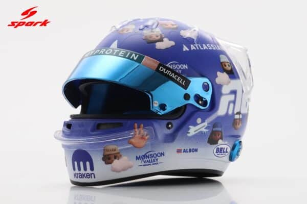 Spark 1:5 Alexander Albon British GP 2025 (5HF219) Helmet Replica