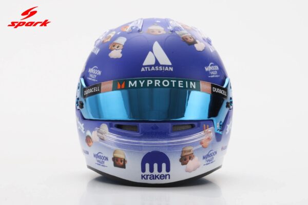 Spark 1:5 Alexander Albon British GP 2025 (5HF219) Helmet Replica 13 Spark 1:5 Alexander Albon British GP 2025 (5HF219) Helmet Replica