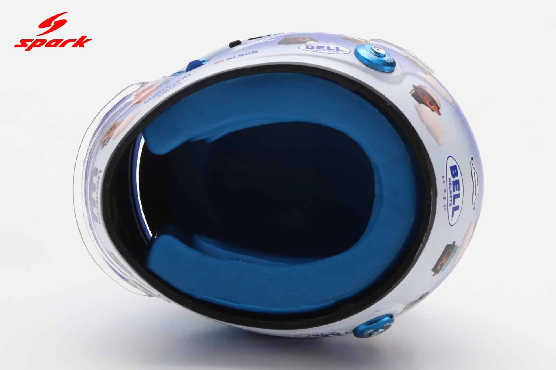 Spark 1:5 Alexander Albon British GP 2025 (5HF219) Helmet Replica 8 Spark 1:5 Alexander Albon British GP 2025 (5HF219) Helmet Replica - Image 8