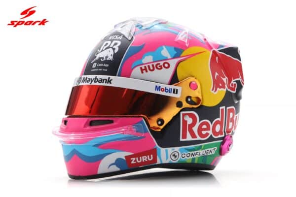 Spark 1:5 Visa Cash App RB Formula One Team Liam Lawson Singapore GP 2025 (5HF225) Replica Helmet 12 Spark 1:5 Visa Cash App RB Formula One Team Liam Lawson Singapore GP 2025 (5HF225) Replica Helmet