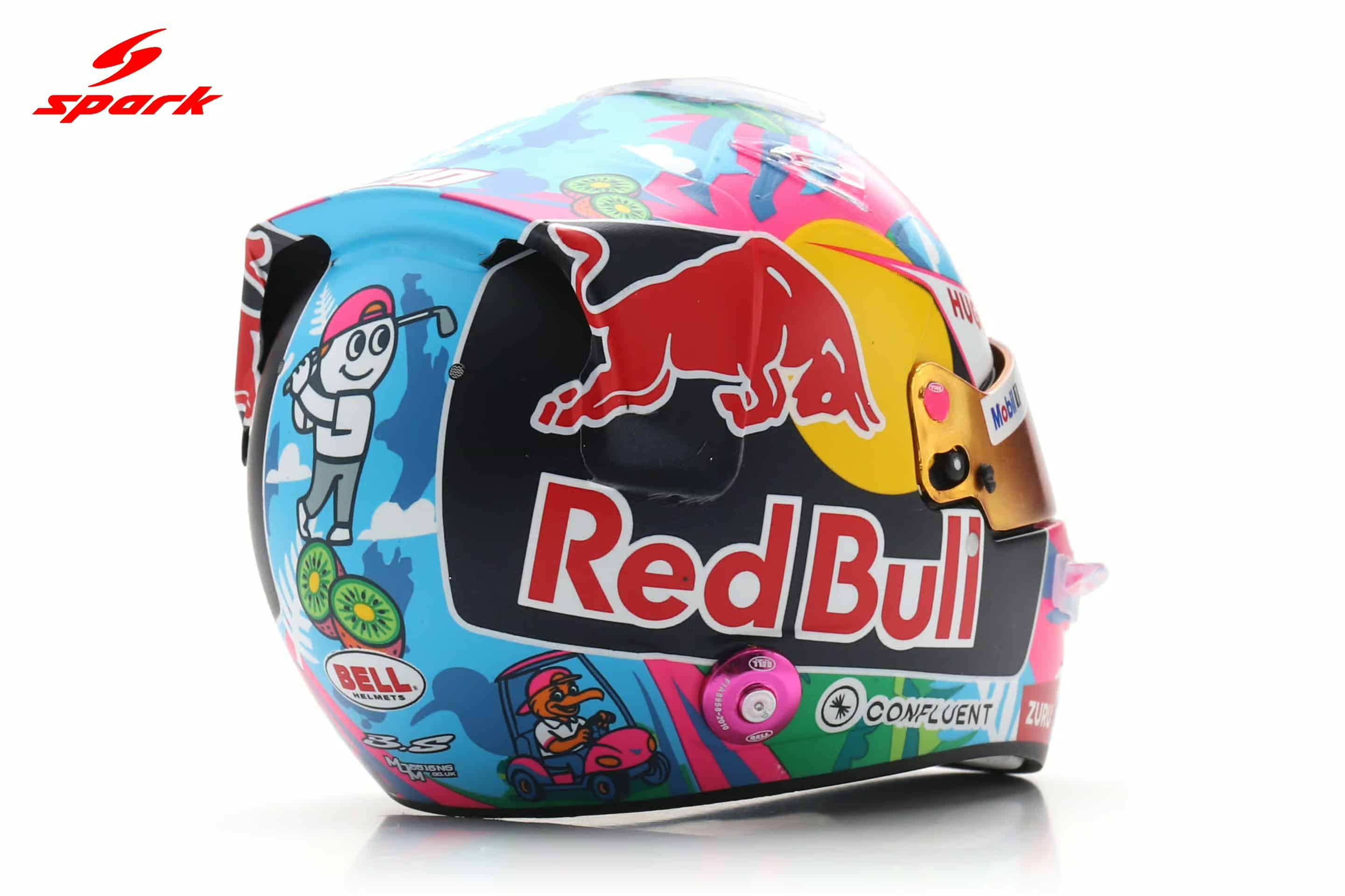 Spark 1:5 Visa Cash App RB Formula One Team Liam Lawson Singapore GP 2025 (5HF225) Replica Helmet 7 Spark 1:5 Visa Cash App RB Formula One Team Liam Lawson Singapore GP 2025 (5HF225) Replica Helmet - Image 7