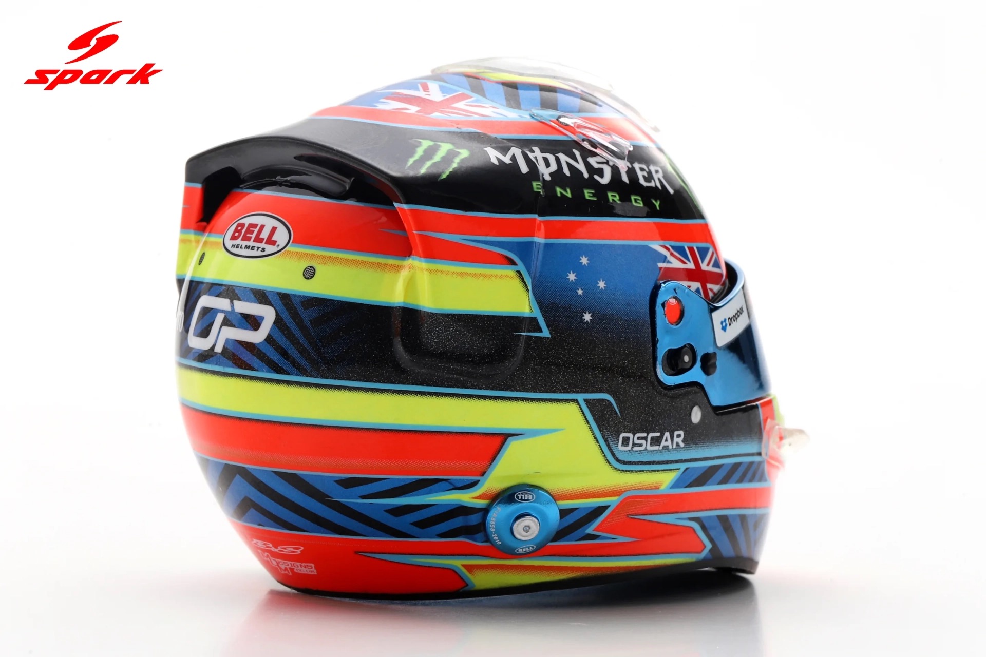 Spark 1:5 McLaren Mastercard F1 Team Oscar Piastri 2026 (5HF244) Replica Helmet 7 Spark 1:5 McLaren Mastercard F1 Team Oscar Piastri 2026 (5HF244) Replica Helmet - Image 7