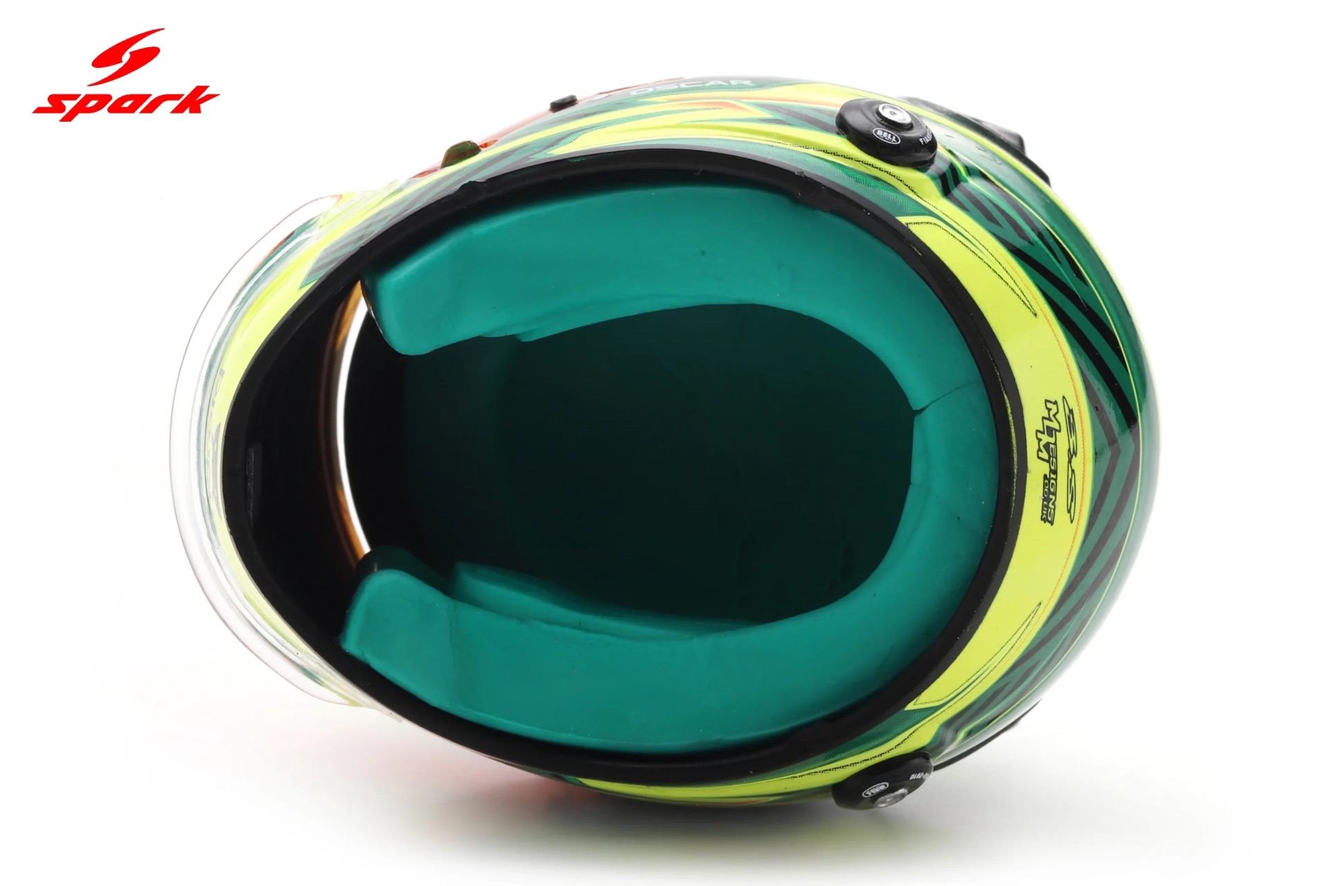 Spark 1:5 McLaren Mastercard F1 Team Oscar Piastri Australian GP 2026 (5HF245) Replica Helmet 2 Spark 1:5 McLaren Mastercard F1 Team Oscar Piastri Australian GP 2026 (5HF245) Replica Helmet - Image 2