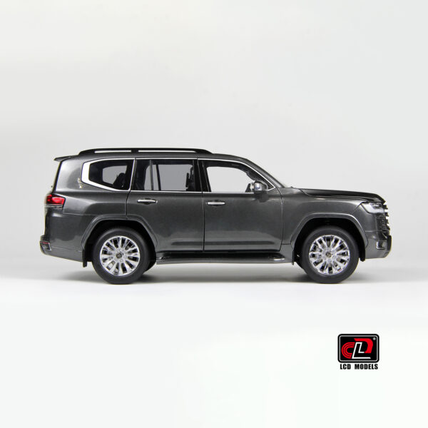 LCD 1:18 Toyota Land Cruiser 300 ZX Grey Full Openings Diecast Model