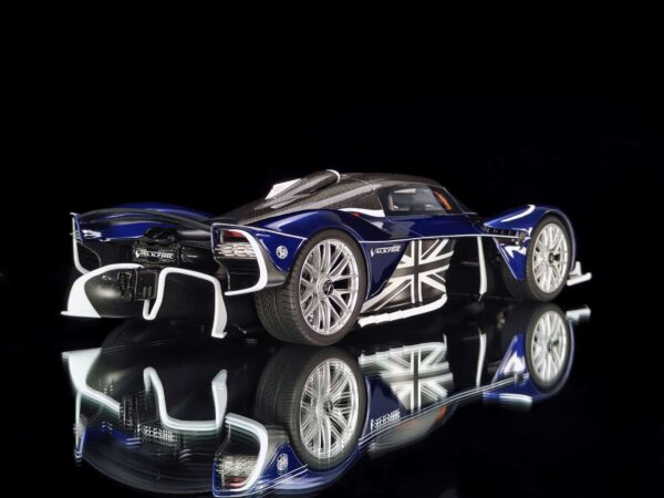 FrontiArt - 1:18 Aston Martin Valkyrie Sabiro Blue Union Jack - Limited Edition Resin Model 18 FrontiArt - 1:18 Aston Martin Valkyrie Sabiro Blue Union Jack - Limited Edition Resin Model