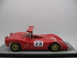 tecnomodel - 1:18 ferrari 612 can-am las vegas 1968 #23 chris amon