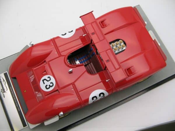 tecnomodel - 1:18 ferrari 612 can-am las vegas 1968 #23 chris amon