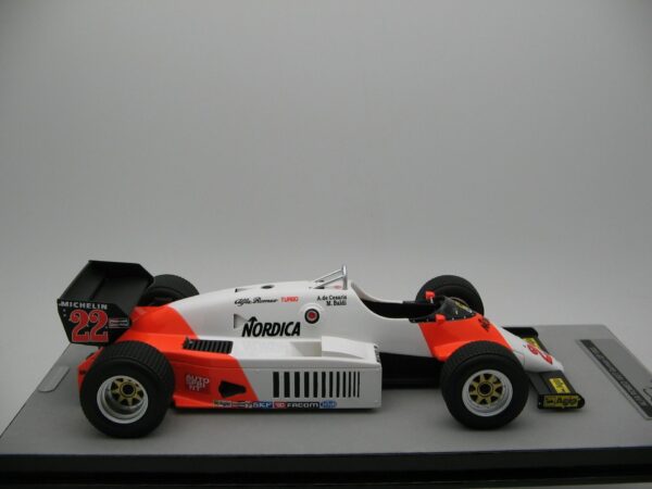 tecnomodel - 1:18 alfa romeo 183t german gp 1983 #22 andrea de cesaris