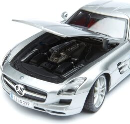 maisto - 1:18 mercedes-benz sls amg silver