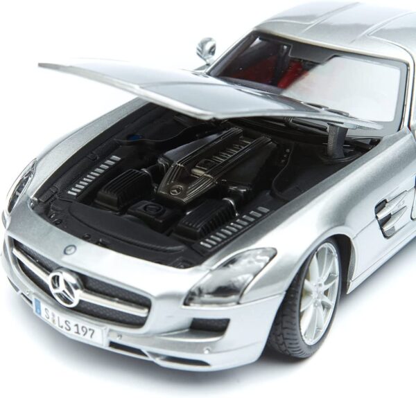 maisto - 1:18 mercedes-benz sls amg silver