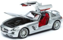 maisto - 1:18 mercedes-benz sls amg silver