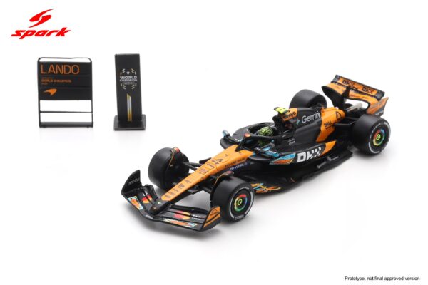 Spark 1:64 McLaren MCL39 No.4 Lando Norris World Champion 2025 Abu Dhabi GP (64S078) Resin Model