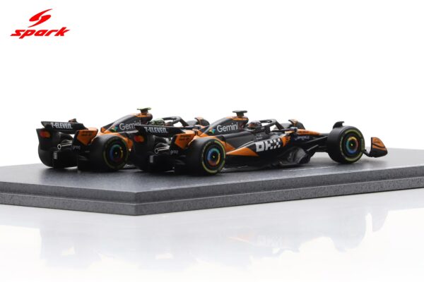 Spark 1:64 McLaren MCL39 No.4 & 81 Formula 1 Constructors' Champion 2025 Lando Norris, Oscar Piastri 2-Car Set with Display Base (64S084) Resin Model 11 Spark 1:64 McLaren MCL39 No.4 & 81 Formula 1 Constructors' Champion 2025 Lando Norris, Oscar Piastri 2-Car Set with Display Base (64S084) Resin Model