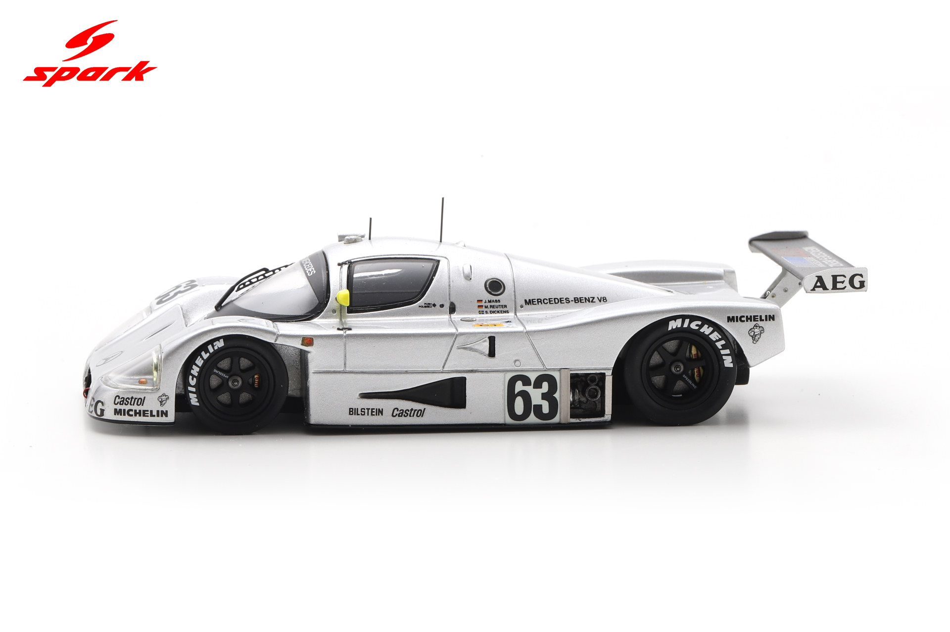 Spark 1:43 Sauber C9 No.63, Winner Le Mans 1989 J. Mass - S. Dickens - M Reuter (43LM89) Resin Model 7 Spark 1:43 Sauber C9 No.63, Winner Le Mans 1989 J. Mass - S. Dickens - M Reuter (43LM89) Resin Model - Image 7